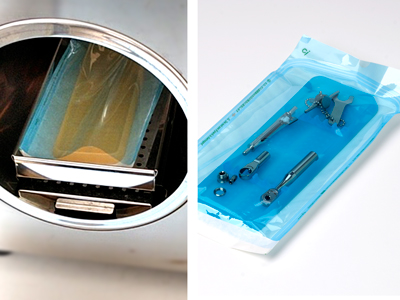 そのまま滅菌パッグ可能