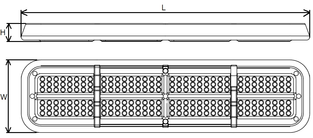シリコーントレイ　ホールタイプM　寸法図