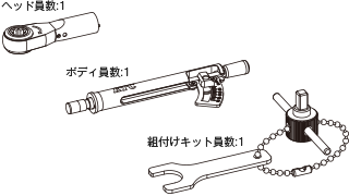 トルクラチェットレンチ